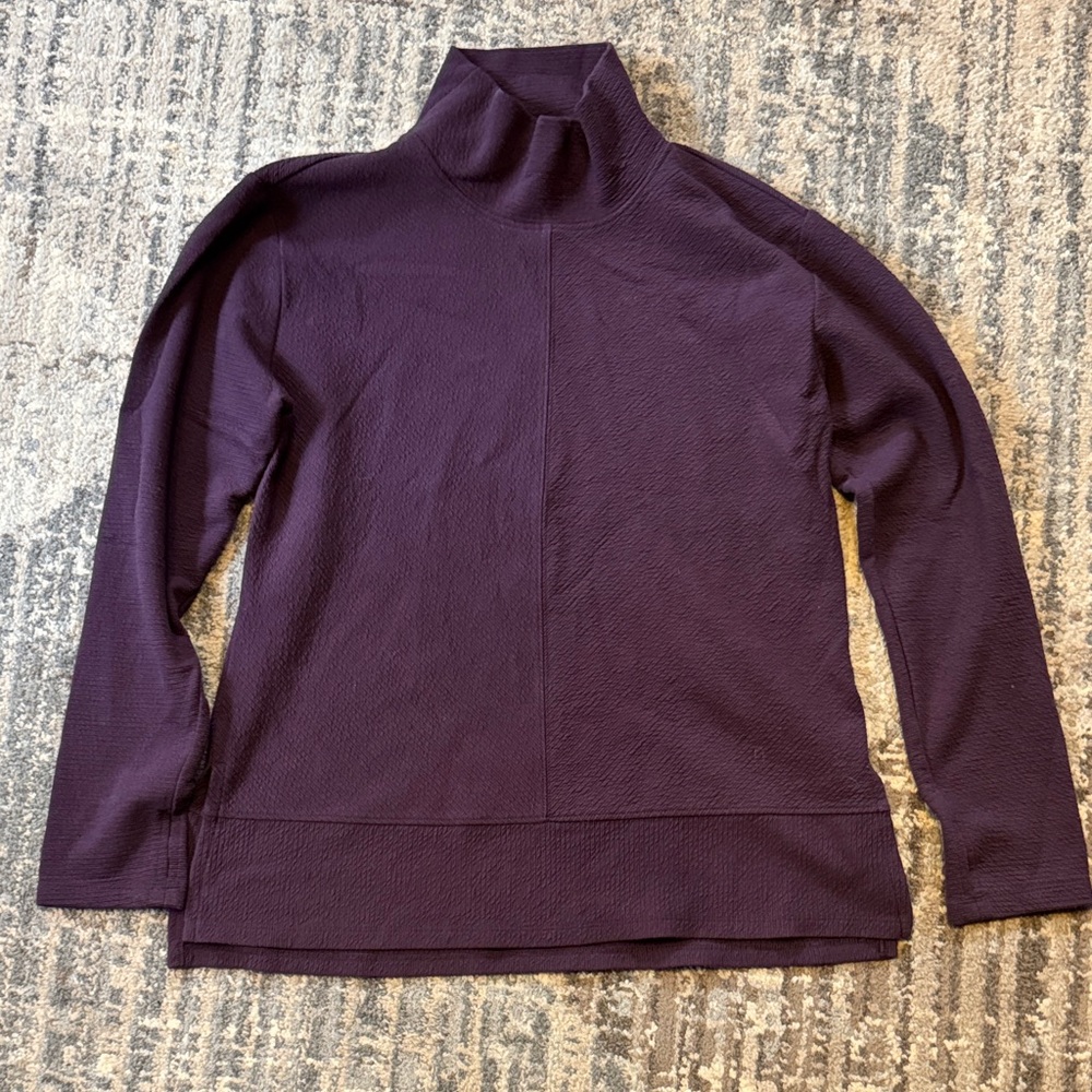 Women's Purple Turtleneck Sweater